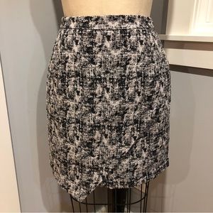 FRNCH Faux Wrap Textured Skirt- Large
